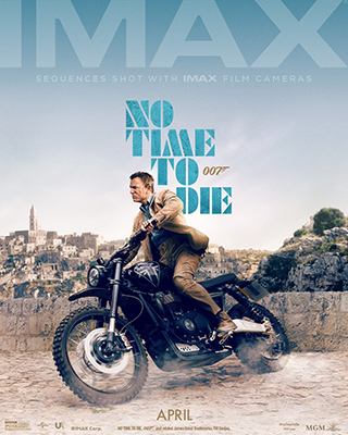 No Time to Die IMAX poster