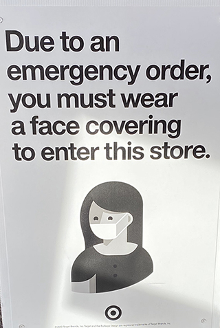 Target emergency order requiring masks be worn
