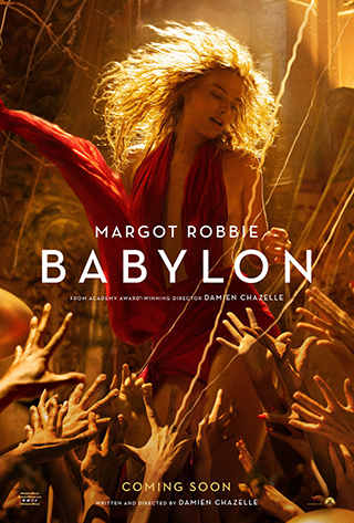 Babylon movie poster featuring Margot Robbie