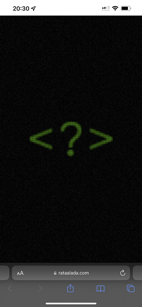 The Riddler's question mark