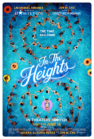 In the Heights pool scene movie poster