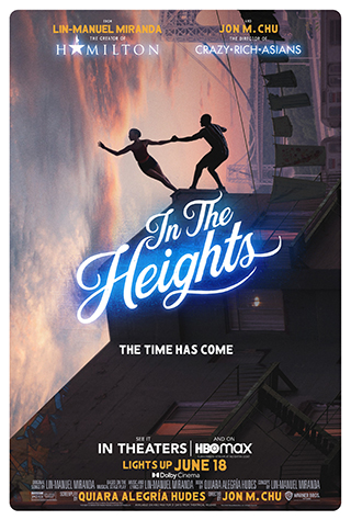 In the Heights dancing scene movie poster