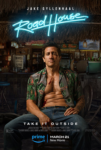 Road House (2024) movie poster featuring Jake Gyllenhaal