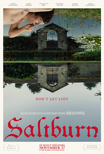 Saltburn movie poster