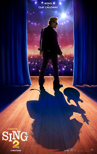 Sing 2 movie poster featuring Bono