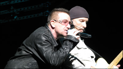 Bono and Edge in Zagreb