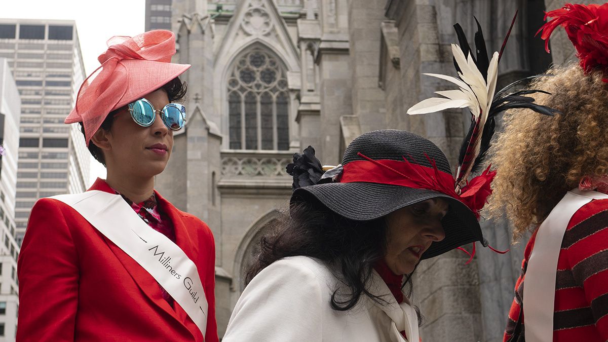 Representing the Milliners Guild: nice shades