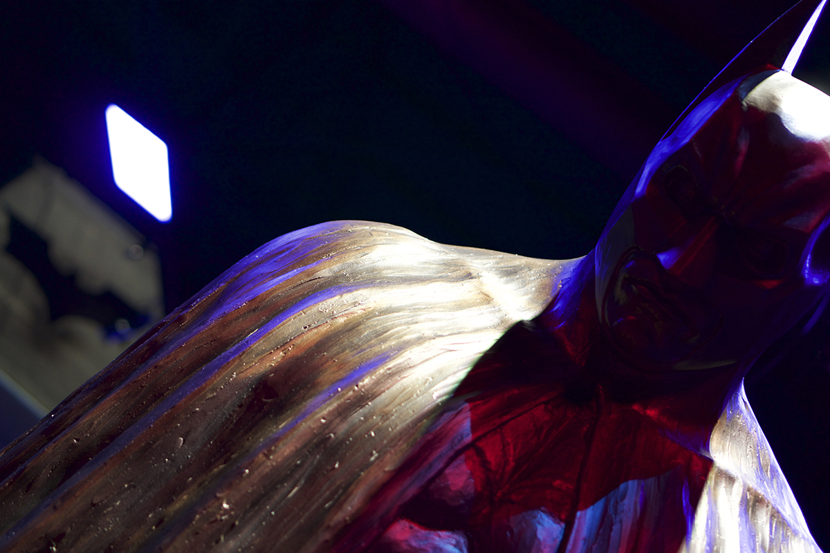 The Dark Knight statue (at Warner Bros. Studios)