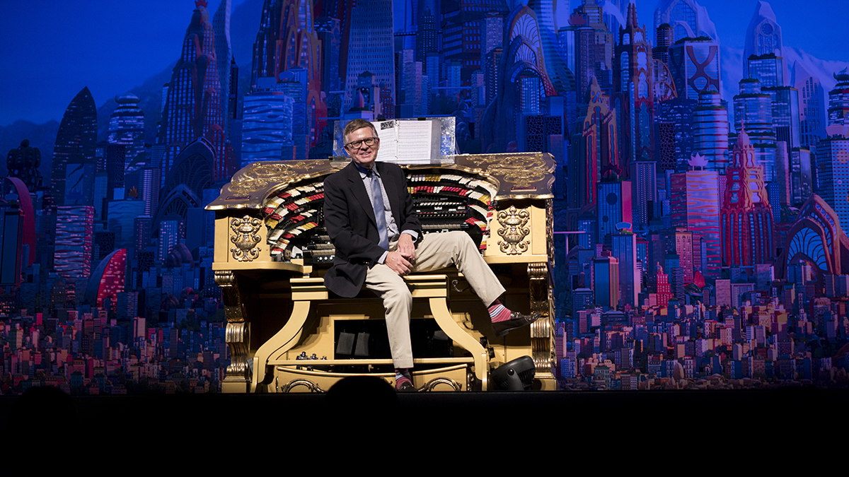 Organist at the El Capitan Scenes from Hollywood, California