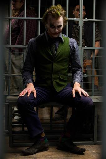 Heath Ledger as the Joker