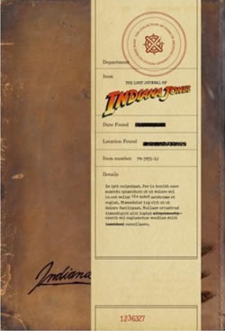 The Lost Journal of Indiana Jones