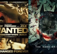 Wanted / The Dark Knight