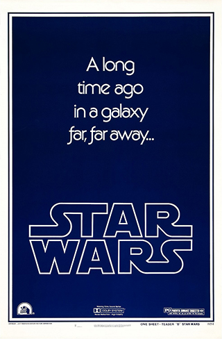 Star Wars 1977 Teaser Poster