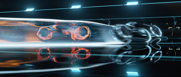 Tron: Legacy light cycles