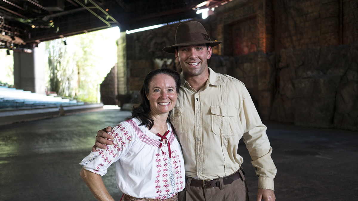 Marion Ravenwood and Indiana Jones