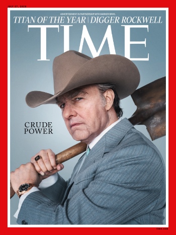 Digger on the cover of TIME magazine