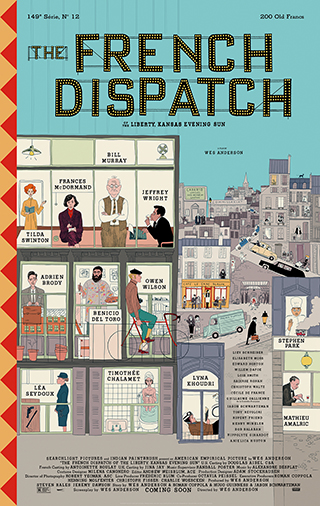 The French Dispatch movie poster