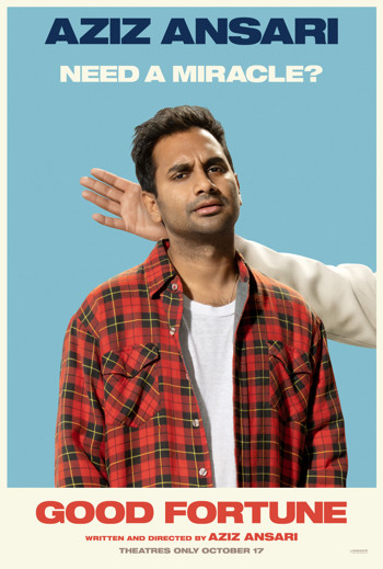 Good Fortune movie poster featuring Aziz Ansari