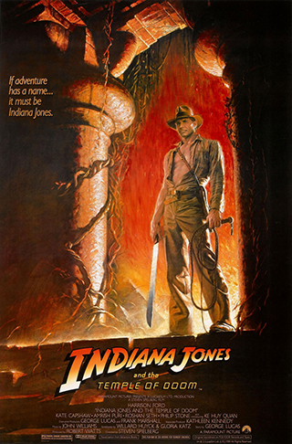 Indiana Jones and the Temple of Doom movie poster