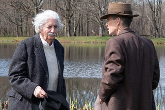 Einstein with Oppenheimer