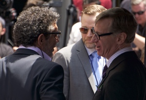 Chuck Lorre and Paul Feig