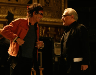 Keith Richards and Martin Scorsese