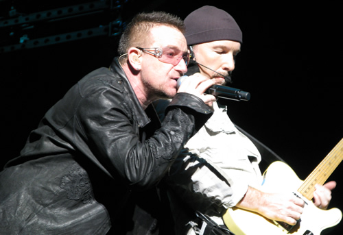 Bono and Edge in Zagreb