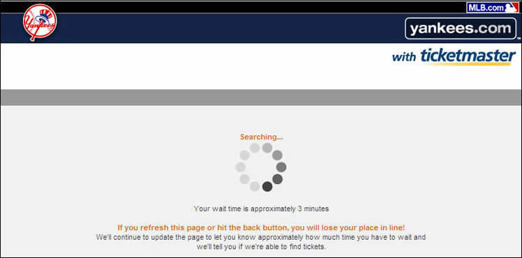 Yankees TicketMaster