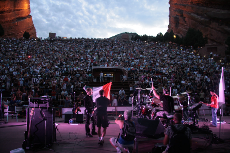 Under a Blood Sky at Red Rocks