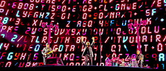U2 on stage at Sphere