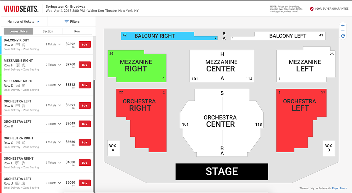 Scalped Bruce Springsteen tickets on Vivid Seats