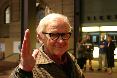 Legendary documentarian Albert Maysles<br> arrives on the red carpet