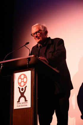 Albert Maysles takes the stage