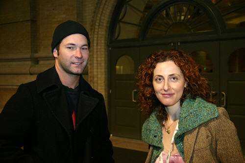 Christopher Jaymes, director of <i>In Memory of My Father</i>, and<br>Alexandra Brodsky, director of <i>Bittersweet Place</i>