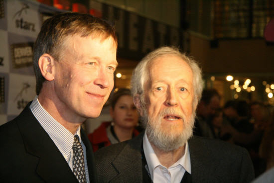 Mayor Hickenlooper with Allan King