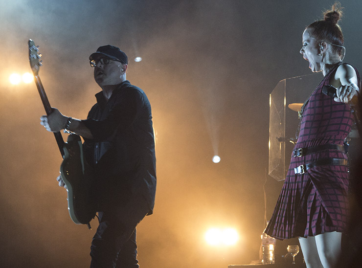 Garbage Live in Berlin: Steve Marker and Shirley Manson