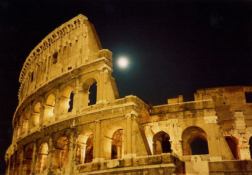 Nighttime at the Coliseum