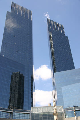 The new and vastly improved Columbus Circle.