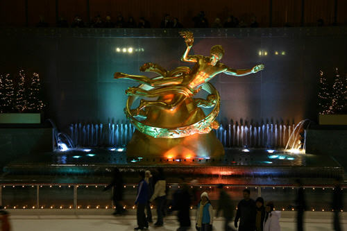 The rink at Rockefeller Center