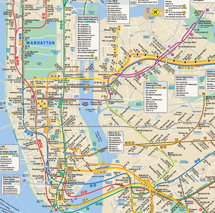 An overview of the territory covered<br>Map courtesy of the Metropolitan Transportation Authority