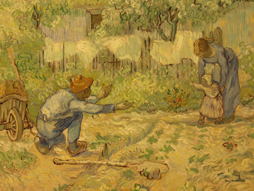 <i>First Steps</i> by Van Gogh