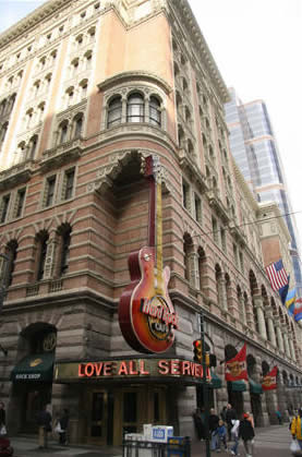 The Hard Rock Philly, next door to the Philadelphia Convention Center