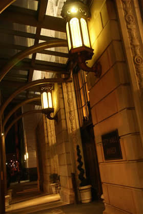 The Courtyard by night