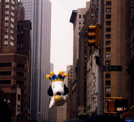 Snoopy at <i>the</i> parade