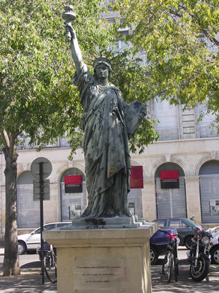 The Statue of Liberty in Bordeaux