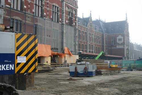 Renovations at the Centraal station to be completed in 2012