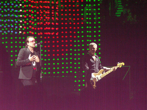 Bono and Adam Clayton