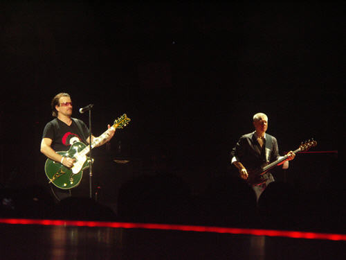 Bono and Adam Clayton