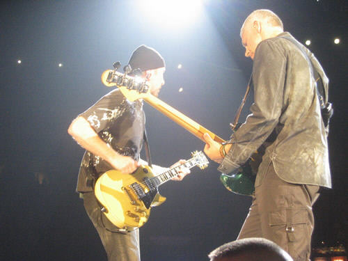 The Edge and Adam Clayton