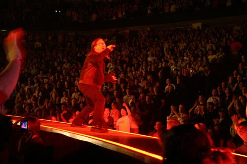 Bono in red